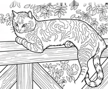 Cat on a balustrade by théophile alexandre steinlen