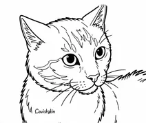 Cat portrait