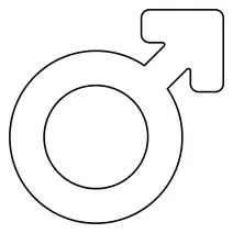 Чоловічий знак емодзі