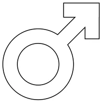 Чоловічий знак emoji
