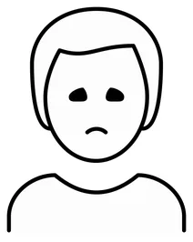 Чоловік хмуриться emoji