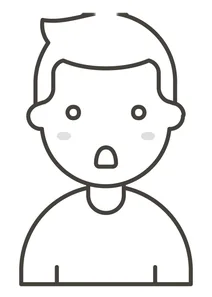 Чоловік надувається