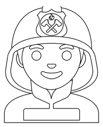 Чоловік пожежний emoji