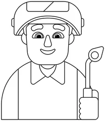Чоловік заводський робітник emoji