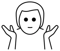 Чоловік знизує плечима emoji