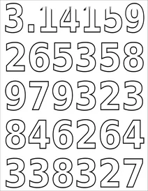 Число пі 3.14159 26535 89793 23846 26433…