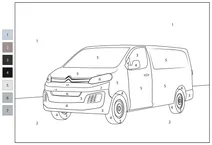 Citroën jumpy — розфарбуй за номерами