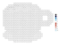Cute pixel coffee cup game color by number