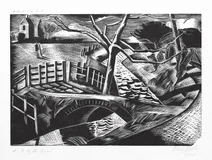 Дайк біля дороги, 1922, пол неш