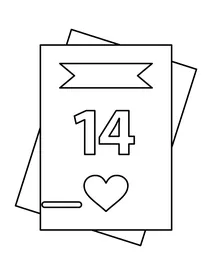 День святого валентина 14 лютого card