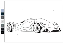 Devel sixteen — розфарбуй за номерами
