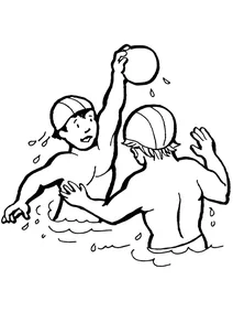 Діти грають у водне поло