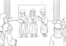 Дії 4:13-14 петро й іван проповідують
