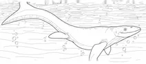 Dollosaurus underwater