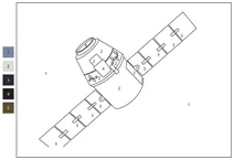 Dragon від spacex — розфарбуй за номерами
