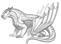 Дракон грязьові крила з wings of fire