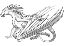 Дракон холодні крила з wings of fire