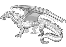 Дракон морські крила з wings of fire