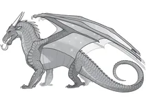 Дракон нічні крила з wings of fire