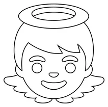 Дитячий ангел emoji