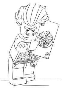 Джокер в лікарні аркхем з lego фільму: бетмен