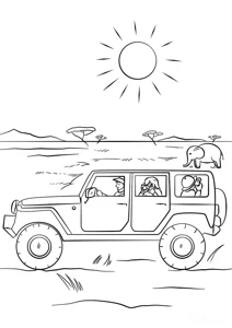 Джип на сафарі