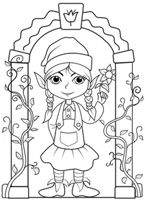 Ельфка біля дверей