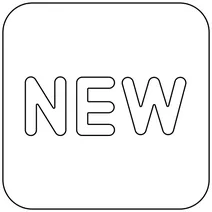 Емодзі кнопки «new