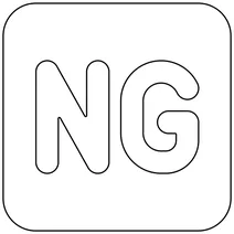 Емодзі кнопки «ng