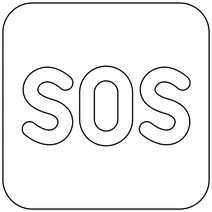 Емодзі кнопки «sos