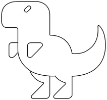 Емодзі: т-рекс