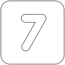 Емодзі: цифра 7