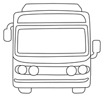 Емодзі зустрічного автобуса