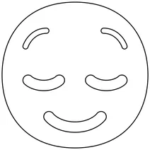Emoji обличчя з полегшенням