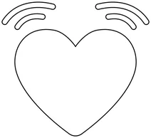 Emoji серця, що б’ється