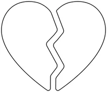 Emoji з розбитим серцем
