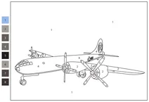 Enola gay — розфарбуй за номерами