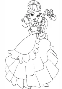 Ever after high: рейвен квін з серії thronecoming