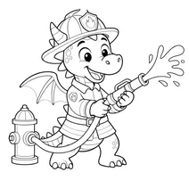Firefighter dragon
