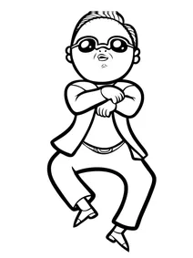 Gangnam style у виконанні репера psy.