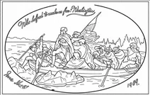 George washington crossing the delaware