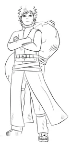 Гаара із манги “наруто