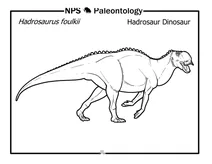 Гадрозавр динозавр (hadrosaurus foulkii)