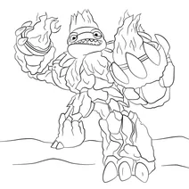Гаряча голова із відеогри skylanders giants