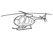 Гелікоптер hughes 500