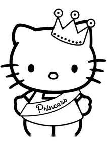 Hello kitty принцеса