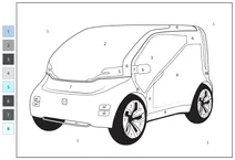 Honda neuv — розфарбуй за номерами