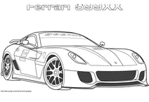 Гоночне авто 2009 ferrari 599xx