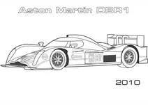 Гоночне авто 2010 aston martin dbr1