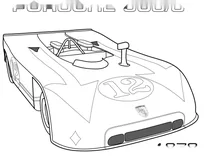 Гоночний автомобіль 1970 porsche 9083